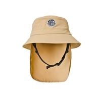 Rip Curl UPF 50+ Quick Dry Surf Hat with Removable Neck Flap Chapeau de Soleil, Kaki Clair, TailleXL Homme