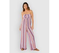 Rip Curl Ventura Shirred Sleeveless Jumpsuit Rose S Femme