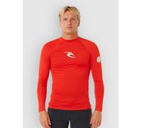 Rip Curl Waves UPF Perf Longsleeve Lycra rouge XL