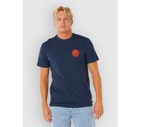 Rip Curl Wettie Icon Short Sleeve T-shirt Bleu XS Homme