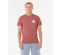 Rip Curl Wettie Icon Short Sleeve T-shirt Rose S Homme