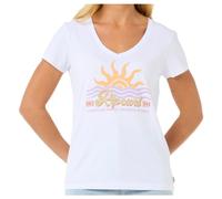 Rip Curl - Women's Cala V-Neck Tee - T-shirt - M - white