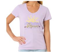 Rip Curl - Women's Cala V-Neck Tee - T-shirt - XS - lilac