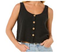 Rip Curl - Débardeur en coton - Classic Surf Tank II Washed Black pour Femme en Coton - Taille XS - Noir Noir XS