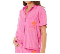 Rip Curl - Women's Hotel Malibu Embroid Shirt - Chemisier - XL - super pink