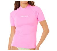 Rip Curl - Women's Molokai S/S Solid UPF Rashguard - Lycra - XXL - super pink