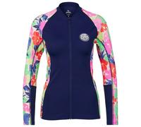 Rip Curl - Women's Party Wave UPF Zip Thru L/S - Lycra - XS - multi