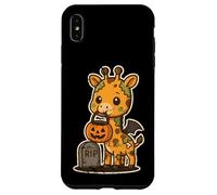 Rip Girafe Zombie avec Ailes de Chauve-Souris Coque pour iPhone XS Max