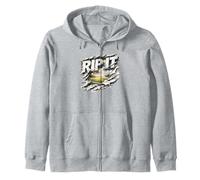 Rip It Funny Lacrosse Player Lax Bro Cadeau de Jeu Sweat à Capuche