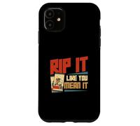 Rip It Like You Mean It Cool Baseball Collector Cartes à Collectionner Coque pour iPhone 11
