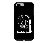 RIP Summer, mème Amusant de rentrée Scolaire Tombstone Rest in Peace Coque pour iPhone 7 Plus/8 Plus
