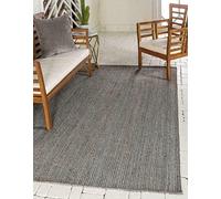 Ripaz Vogue - Tapis de Jute Rectangle Tressé à la Main Tapis de Jute Farmhoue Tapis Fait à la Main pour Salon, Couloir, Maison - Bureau, Gris (60 cm x 120 cm)