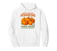 Ripe and Ready Pumpkins Retro Farmer Market Fall Pumpkin Fun Sweat à Capuche