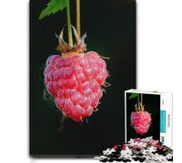 Ripe Raspberry on The Vine Puzzle À Motif 1000pcs (70x50cm) Défi | Un puzzle papier imprimé pendant les soirées d’hiver, pour un moment calme.