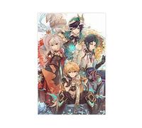 RIPEX Poster sur toile Genshin Impact Venti Aether Kaedehara Kazuha Xiao - Décoration murale - Pour salon, chambre à coucher - Style sans cadre - 30 x 45 cm