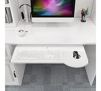Ripiano Estraibile per Tastiera Ergonomico in Legno Robusto Supporto per Ufficio e Studio Riduce la Fatica Ideale per Scrivania Casa e Lavoro.