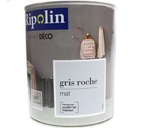 Ripolin deco toutes pièces mat 1l gris roche