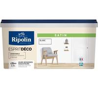 RIPOLIN ESPRIT DECO MULTI SUPPORTS BLANC satin 2,5L
