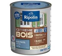 RIPOLIN - Extrême Bois - Bleu pastel Ral 5024 - Satin - 0,5L