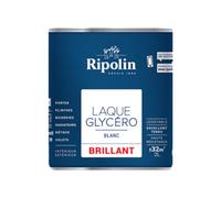 RIPOLIN Laque Glycéro Brillant Blanc 2,4 L