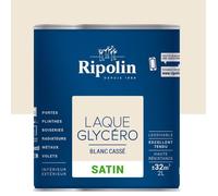 RIPOLIN Laque Glycéro Déco pour Intérieur & Extérieur - Blanc Cassé Satin, 2L