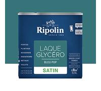 RIPOLIN Laque Glycéro Satin Bleu pop 0,5 L