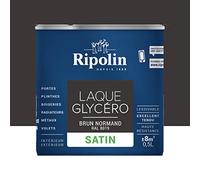RIPOLIN Laque Glycéro Satin Brun Normand 500 ml