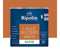 RIPOLIN Laque Glycéro Satin Orange folk 0,5 L