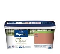 RIPOLIN Peinture Murs, Boiseries, Radiateurs OPur Satin Ocre nubie 2 L