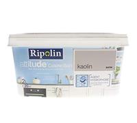 RIPOLIN Peinture acrylique Attitude Cuisine & Bain Kaolin - 2L
