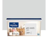 RIPOLIN Peinture acrylique Esprit Déco Satin Gris souris 3 L