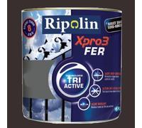 RIPOLIN Peinture Acrylique Xpro3 Tri Active Fer Brun normand 0,5 L