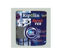 RIPOLIN Peinture Acrylique Xpro3 Tri Active Fer Gris clair 0,5 L