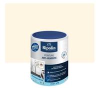 RIPOLIN - Peinture Anti-Humidité - Blanc cassé - Satin - 0,75L