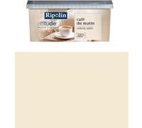 Peinture acrylique Ripolin ESPRIT DECO monocouche satin 2.5 L blanc cassé