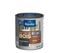 RIPOLIN Peinture Bois Satin Haute Protection 10 ans qui Protège et Magnifie vos Bois - Anthracite