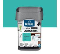 RIPOLIN Peinture de Rénovation spéciale Cuisine & Bain - Vert Turquoise Satin, 0,75L