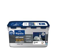 Ripolin Peinture façade 2 en 1 Extrême Extérieur – Sous-couche intégrée, Mat 2,5L Blanc