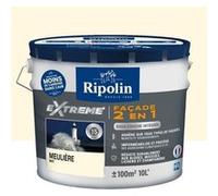 Peinture Façade Universelle 2 en 1 avec Sous-Couche Intégrée, Mat, Meulière 10L Ripolin - Meulière