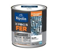 RIPOLIN Peinture fer glycéro XPRO3 Fer Brillant Blanc 0,5 L