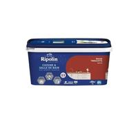 Ripolin Peinture intérieure Cuisine et Bain – Murs & boiseries – Rouge Terracotta Satin 2 L