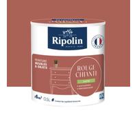 RIPOLIN Peinture intérieure Meubles & Objets Satin Rouge chianti 0,5 L