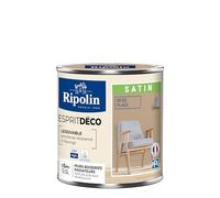 RIPOLIN Peinture Intérieure Multi-Supports Lessivable Beige Plage 0,5 L