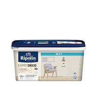Ripolin Peinture multi-supports Esprit Déco Mat – Ultra couvrante, lessivable – 2,5L Blanc cassé