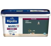 RIPOLIN Peinture Intérieure Multi-Supports Monocouche Vert Armerie 2,5 L