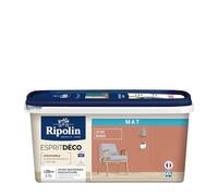 Peinture de couleur murale intérieur mat ocre nubie 2.5L Ripolin