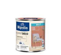 RIPOLIN Peinture Intérieure Multi-Supports Ultra Couvrante Ocre Nubie 0,5 L