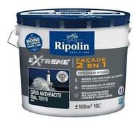 Ripolin Peinture Mat Façade 2 En 1, Avec Sous- Anthracite Anthracite G