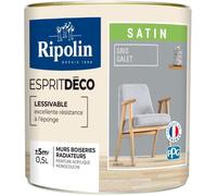 RIPOLIN Peinture murale pour toutes pièces - Galet satin - 0 5 L