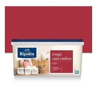 RIPOLIN Peinture murale toutes pieces, Ripolin - Rouge St Emilion Satin, 2,5L G